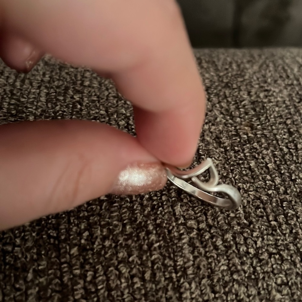 James Avery S initial ring.